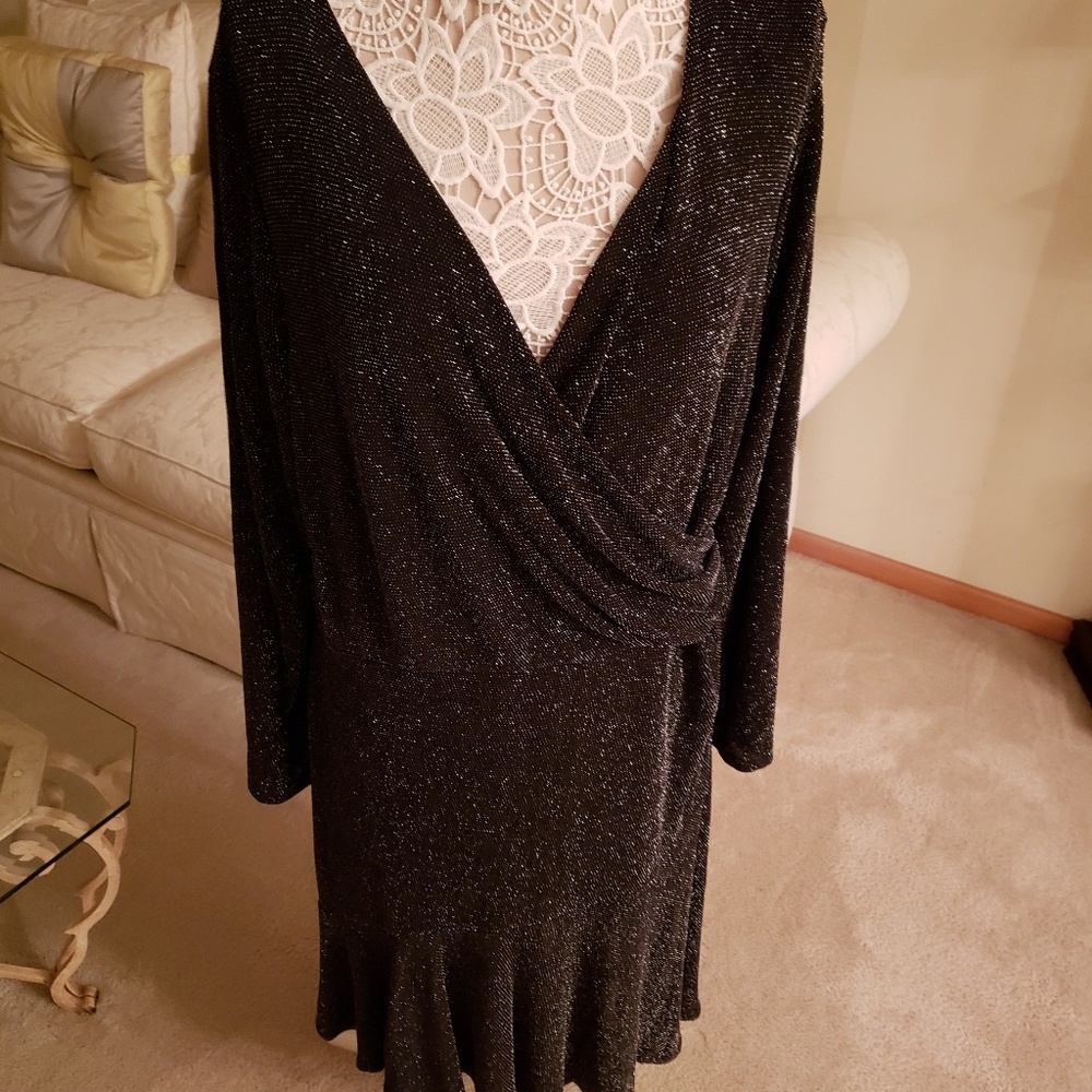 Michael Kors Flouncy Faux Wrap Dress